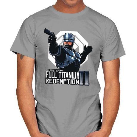 Full Titanium Redemption - Mens T-Shirts RIPT Apparel Small / Sport Grey