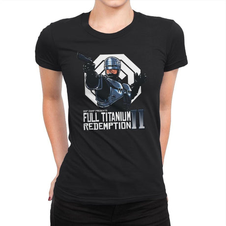 Full Titanium Redemption - Womens Premium T-Shirts RIPT Apparel Small / Black