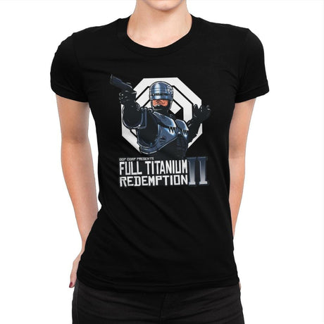 Full Titanium Redemption - Womens Premium T-Shirts RIPT Apparel Small / Indigo