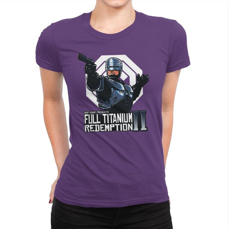 Full Titanium Redemption - Womens Premium T-Shirts RIPT Apparel Small / Purple Rush