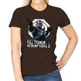 Full Titanium Redemption - Womens T-Shirts RIPT Apparel Small / Dark Chocolate