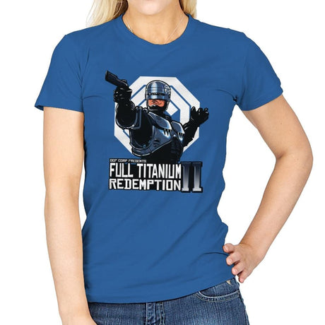 Full Titanium Redemption - Womens T-Shirts RIPT Apparel Small / Royal