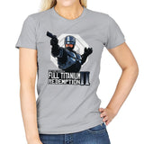 Full Titanium Redemption - Womens T-Shirts RIPT Apparel Small / Sport Grey