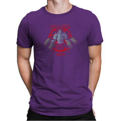 Fullmetal Gym Exclusive - Anime History Lesson - Mens Premium T-Shirts RIPT Apparel Small / Purple Rush