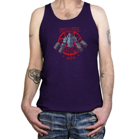 Fullmetal Gym Exclusive - Anime History Lesson - Tanktop Tanktop RIPT Apparel X-Small / Team Purple