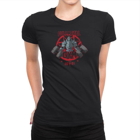 Fullmetal Gym Exclusive - Anime History Lesson - Womens Premium T-Shirts RIPT Apparel Small / Black