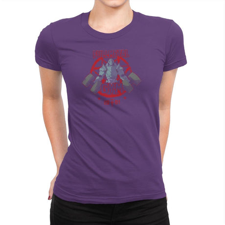 Fullmetal Gym Exclusive - Anime History Lesson - Womens Premium T-Shirts RIPT Apparel Small / Purple Rush