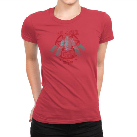 Fullmetal Gym Exclusive - Anime History Lesson - Womens Premium T-Shirts RIPT Apparel Small / Red