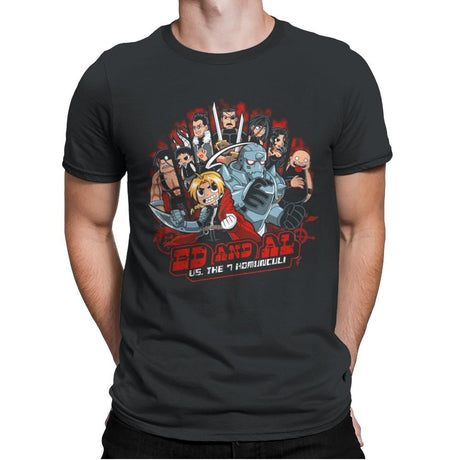 Fullmetal Pilgrim - Best Seller - Mens Premium T-Shirts RIPT Apparel Small / Heavy Metal