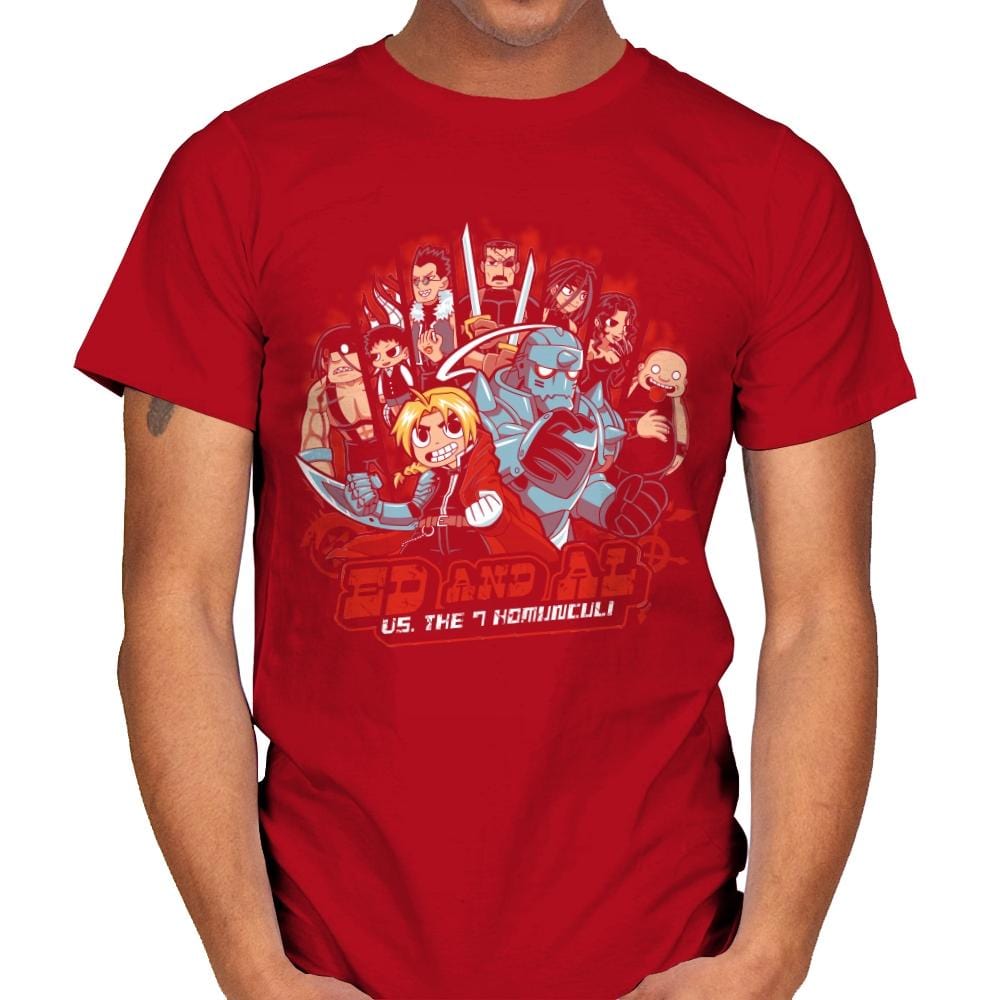 Fullmetal Pilgrim - Best Seller - Mens T-Shirts RIPT Apparel Small / Red