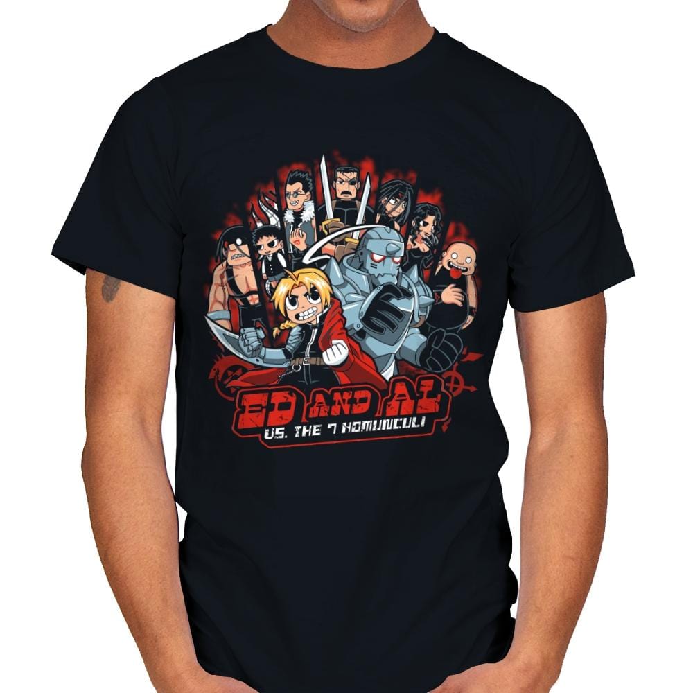 Fullmetal Pilgrim - Mens T-Shirts RIPT Apparel Small / Black