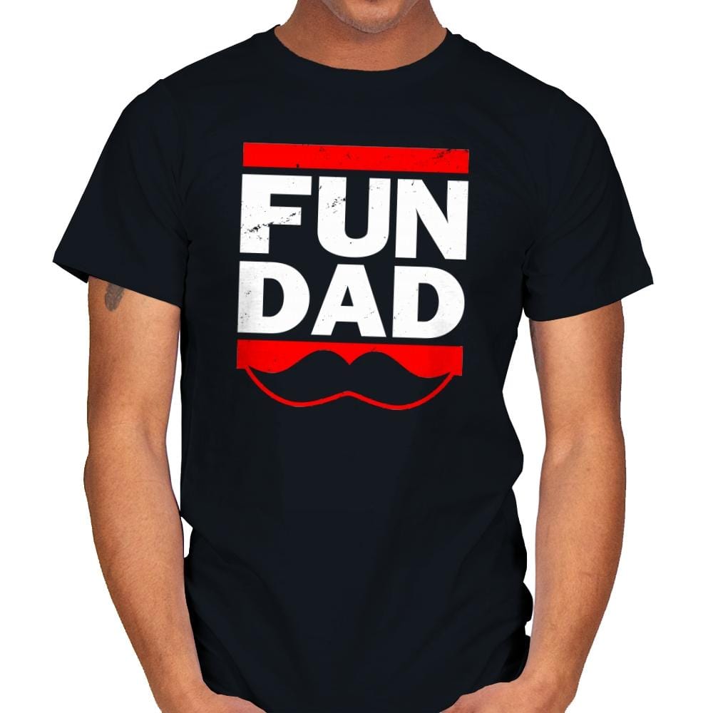 Fun Dad - Mens T-Shirts RIPT Apparel Small / Black