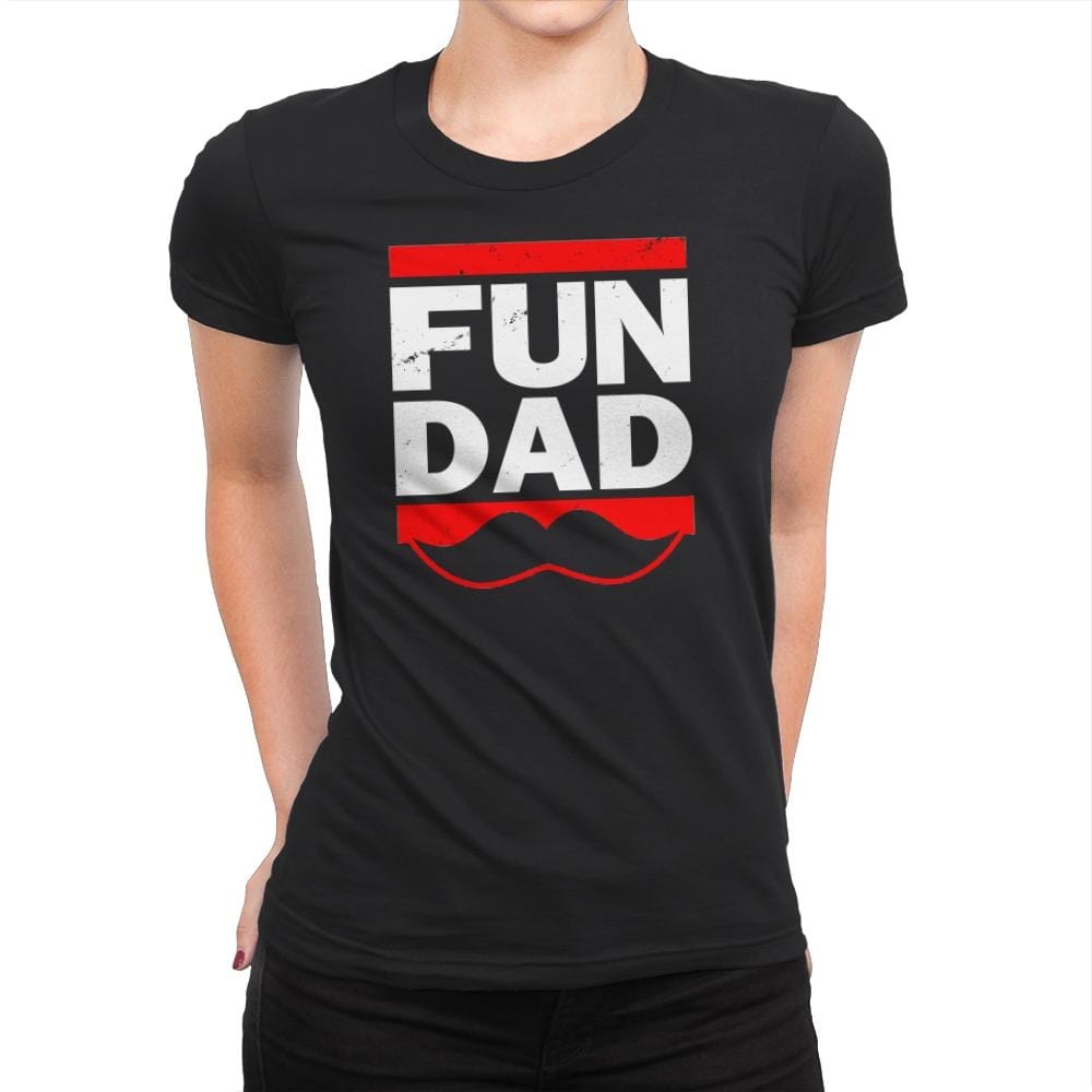 Fun Dad - Womens Premium T-Shirts RIPT Apparel Small / Black