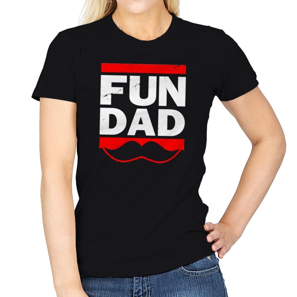 Fun Dad - Womens T-Shirts RIPT Apparel Small / Black