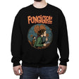 Fungi Girl - Crew Neck Sweatshirt Crew Neck Sweatshirt RIPT Apparel Small / Black