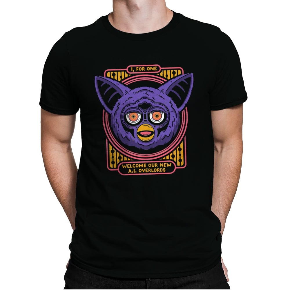 Furry Overlords - Mens Premium T-Shirts RIPT Apparel Small / Black