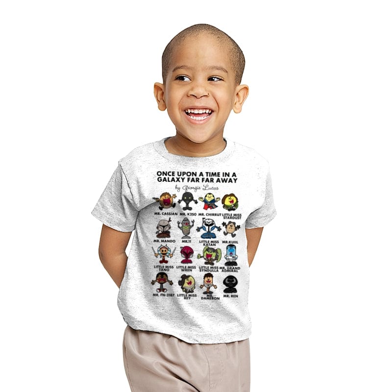 Further Adventures in a Galaxy Far Far Away - Youth T-Shirts RIPT Apparel X-small / White