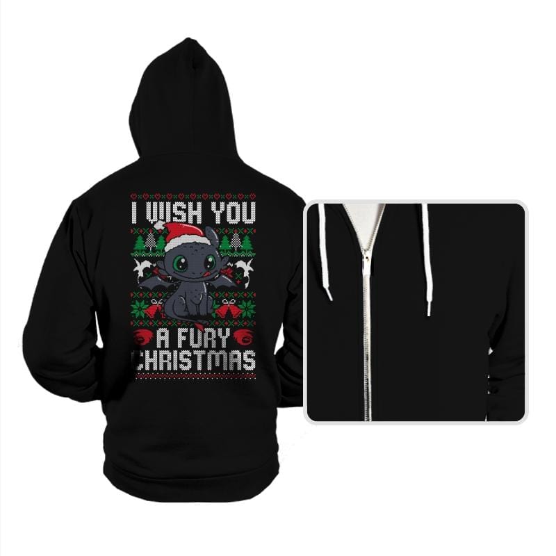Fury Christmas - Hoodies Hoodies RIPT Apparel Small / 151515