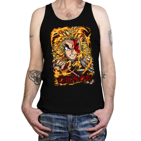 Fury Of Rengoku - Tanktop Tanktop RIPT Apparel X-Small / Black