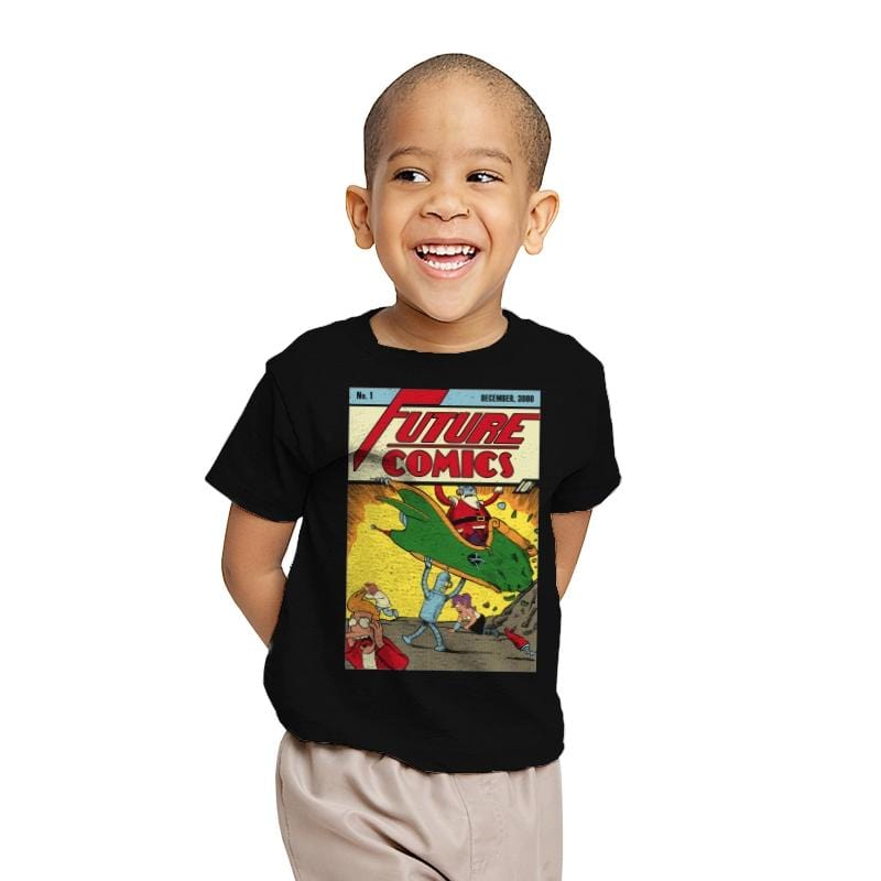 Future Comics 1 - Youth T-Shirts RIPT Apparel