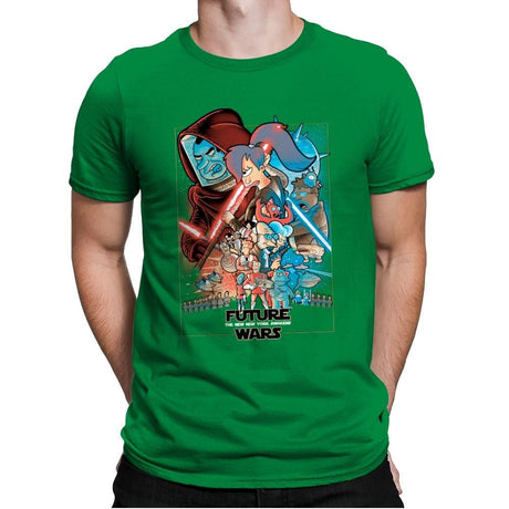 Future Wars - Best Seller - Mens Premium T-Shirts RIPT Apparel Small / Kelly Green