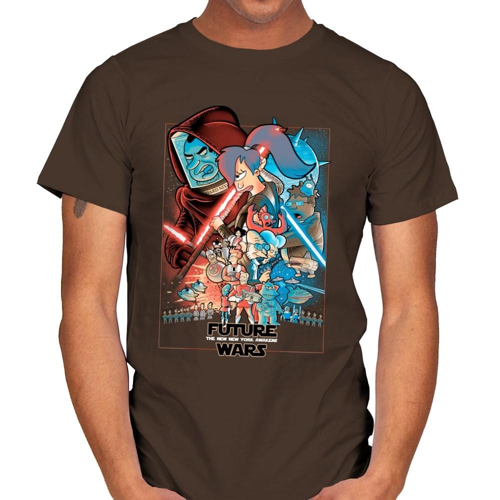 Future Wars - Best Seller - Mens T-Shirts RIPT Apparel Small / Dark Chocolate