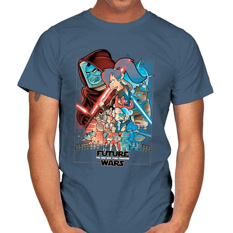 Future Wars - Best Seller - Mens T-Shirts RIPT Apparel Small / Indigo Blue