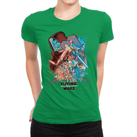 Future Wars - Best Seller - Womens Premium T-Shirts RIPT Apparel Small / Kelly Green