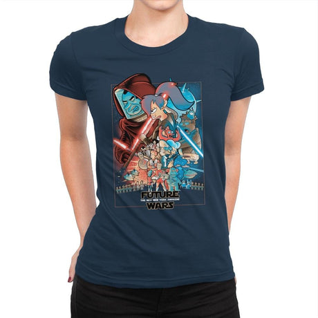 Future Wars - Best Seller - Womens Premium T-Shirts RIPT Apparel Small / Midnight Navy