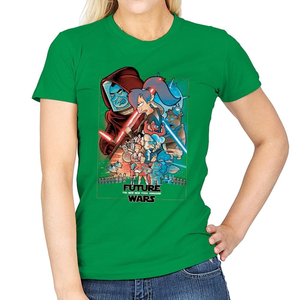 Future Wars - Best Seller - Womens T-Shirts RIPT Apparel Small / Irish Green