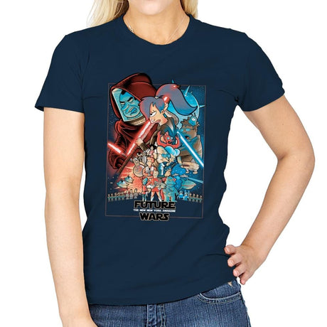 Future Wars - Best Seller - Womens T-Shirts RIPT Apparel Small / Navy