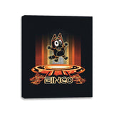 Futuristic Bingo - Canvas Wraps Canvas Wraps RIPT Apparel 11x14 / Black