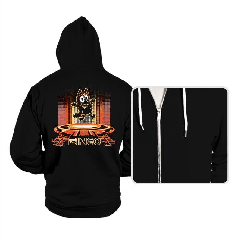 Futuristic Bingo - Hoodies Hoodies RIPT Apparel Small / Black