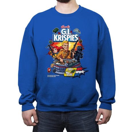 G.I. Krispies - Crew Neck Sweatshirt Crew Neck Sweatshirt RIPT Apparel Small / Royal