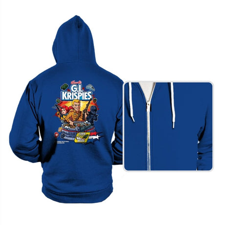G.I. Krispies - Hoodies Hoodies RIPT Apparel Small / True Royal