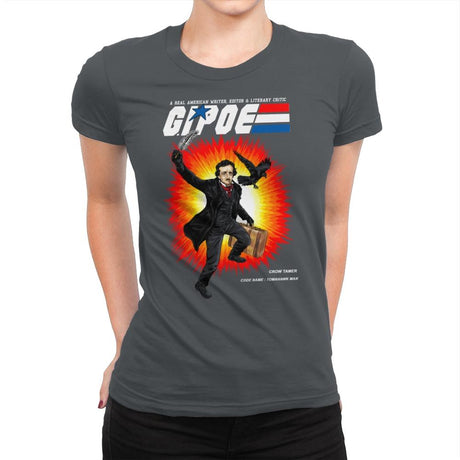 G.I. POE - Womens Premium T-Shirts RIPT Apparel Small / Heavy Metal