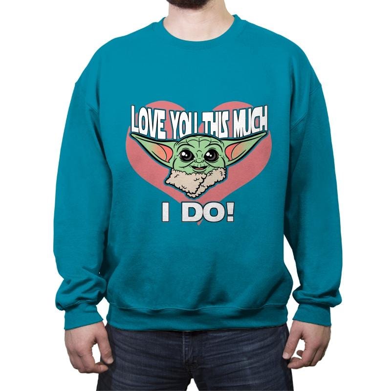 G's Valentine - Crew Neck Sweatshirt Crew Neck Sweatshirt RIPT Apparel Small / Antique Sapphire