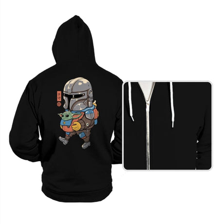 Galactic Baby Sitter - Hoodies Hoodies RIPT Apparel Small / Black