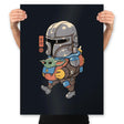 Galactic Baby Sitter - Prints Posters RIPT Apparel 18x24 / Black