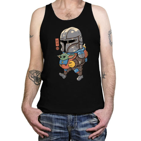 Galactic Baby Sitter - Tanktop Tanktop RIPT Apparel X-Small / Black