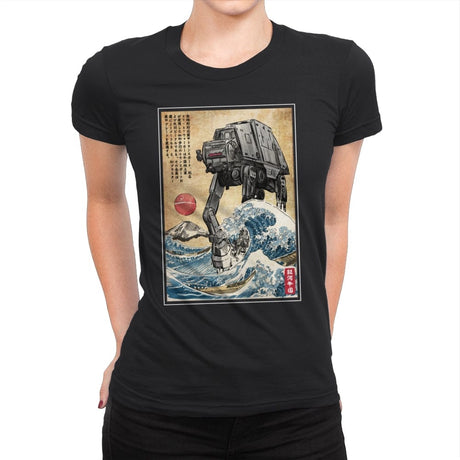 Galactic Empire in Japan - Womens Premium T-Shirts RIPT Apparel Small / Black