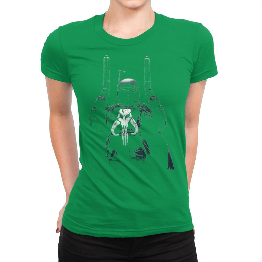 GALACTIC PUNISHER - Best Seller - Womens Premium T-Shirts RIPT Apparel Small / Kelly Green