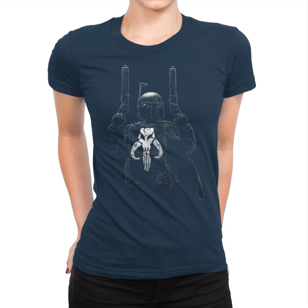 GALACTIC PUNISHER - Best Seller - Womens Premium T-Shirts RIPT Apparel Small / Midnight Navy