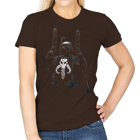 GALACTIC PUNISHER - Best Seller - Womens T-Shirts RIPT Apparel Small / Dark Chocolate