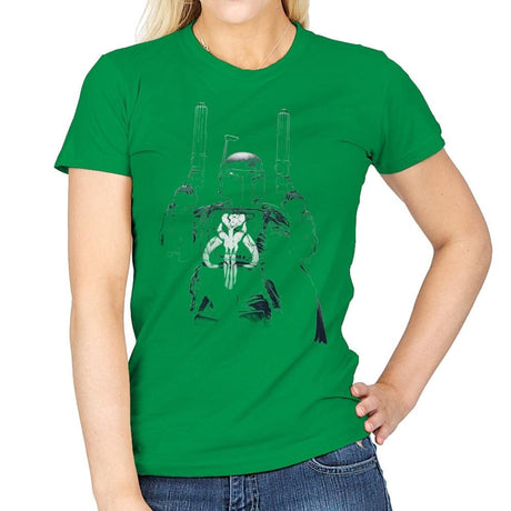 GALACTIC PUNISHER - Best Seller - Womens T-Shirts RIPT Apparel Small / Irish Green