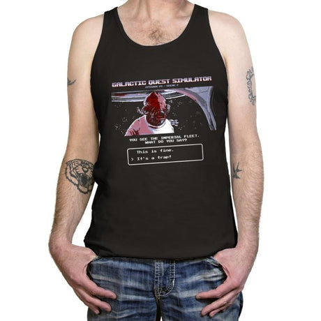 Galactic Quest Simulator - Tanktop Tanktop RIPT Apparel