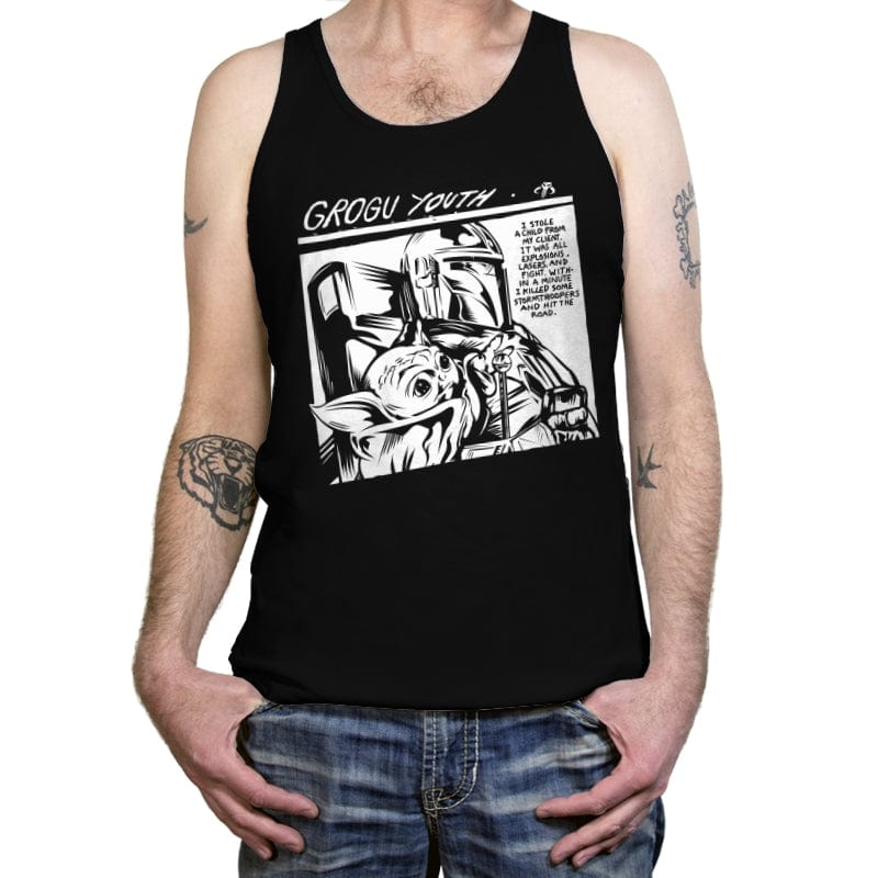 Galactic Youth - Tanktop Tanktop RIPT Apparel X-Small / Black