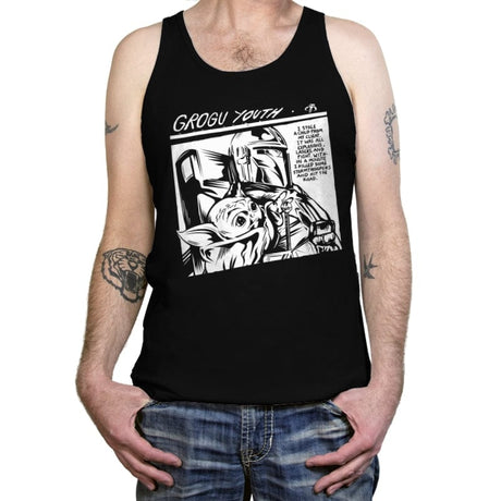 Galactic Youth - Tanktop Tanktop RIPT Apparel X-Small / Black