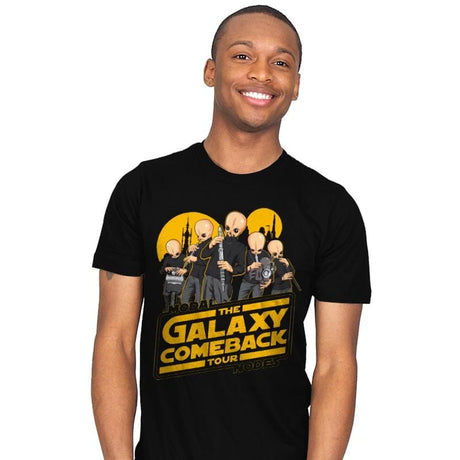 GALAXY COMEBACK TOUR - Mens T-Shirts RIPT Apparel Small / Black