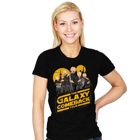 GALAXY COMEBACK TOUR - Womens T-Shirts RIPT Apparel